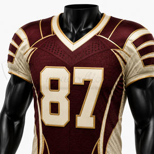 Jersey de Fútbol Americano Sublimado, Uniforme de Equipo Personalizado, Ropa Deportiva Transpirable, Proveedor OEM - Product Image 6