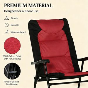 Sedie a dondolo da esterno per il comfort del patio - Product Image 6