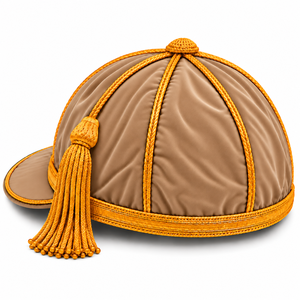 Casquette d'honneur en velours de haute qualité, casquette de présentation, casquette de rugby, casquette de récompense, casquette de club, casquette à pompon, casquette de récompense personnalisée brodée - Product Image 4
