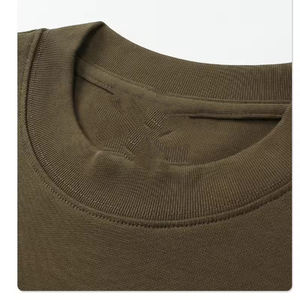 T-shirt double couche pour homme |   Tissu en coton lourd |   Durable et confortable |   Fournisseur en gros - Product Image 2