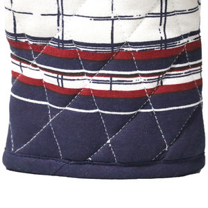 Mitaines de four amusantes personnalisées, motif rayé teint en fil, mitaines de four colorées pour la cuisine, fournisseur en Inde - Product Image 4