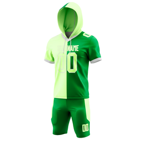 Uniformes de football personnalisés 7 sur 7 pour hommes, en polyester, respirants, à séchage rapide, extensibles dans les 4 sens, sublimation pour équipe - Product Image 2
