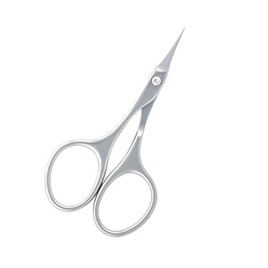 100% Stainless Steel Custom Size <b>Eyebrow</b> Scissors Slanted Type Brow <b>Hair</b> <b>Removal</b> Trimming Solid Color All Other - Product Image 4