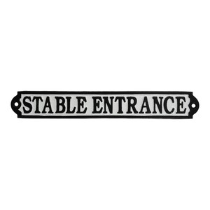 Letrero de Hierro Fundido para Entrada, Placa Decorativa Personalizada para Pared, Accesorios para el Hogar, Letrero para Puerta, Precio Económico - Product Image 1