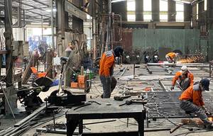 Rampe d'escalier en fer forgé KHP, belle et durable, pour extérieur, facile à installer, décorative pour maisons modernes. - Product Image 5