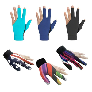 Guantes de Snooker Antideslizantes de Tres Dedos Personalizados, Accesorios de Billar Transpirables y Resistentes - Product Image 3