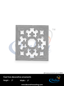 Pièces de portail en fonte Balaji Metals BM-271 Super Shot Blast, moulées dans du sable, faciles à assembler, finition hautement polie, durables, 7 pouces - Product Image 3