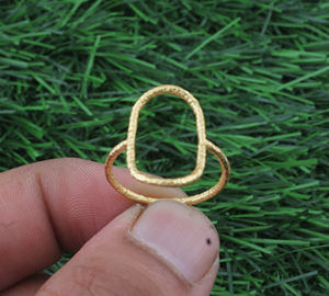 Bague en or vermeil, argent sterling 925, plaqué or lourd, minimaliste, délicate, empilable, bague de mariage, bijoux pour femmes - Product Image 4