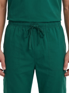 Ensemble d'uniformes médicaux unisexes pour infirmières, pantalon de jogging, polyester et élasthanne, logo personnalisé, vente en gros - Product Image 1