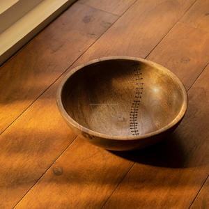 Authentic Mango Wood <b>Bowl</b> Handmade Natural Eco Friendly Serving Decorative Tableware Export Quality - Product Image 3