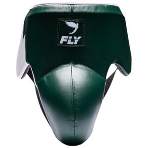 อุปกรณ์ป้องกันอวัยวะเพศชาย Fly Boxing Groin Guard สีเขียว หนังพรีเมียม น้ำหนักเบา ปิดด้วยแถบตีนตุ๊กแก สีพื้น - Product Image 5