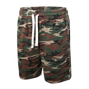 Pantalones Cortos de Hombre de Alta Calidad, Estampado de Camuflaje, Algodón, Cierre con Cordón, Estilo Casual, Cintura Media, Tela Transpirable - Product Image 2