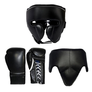 Mejor Proveedor, Venta Caliente, con Logotipo Personalizado, Duradero, Ligero, Transpirable, Conjunto de Boxeo y Sparring de Cuero Genuino para Adultos - Product Image 6
