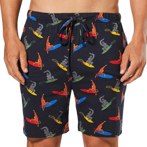 Shorts de bain décontractés en polyester pour hommes, style urbain, collection été 2026, vente en gros, shorts de plage imperméables pour hommes - Product Image 2