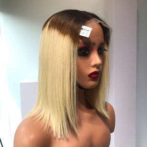 Venta al por mayor 100% para Ombre Blonde 613 Remy Grado hueso recto vietnamita extensiones de cabello humano extremos dibujados dobles para tejer - Product Image 3