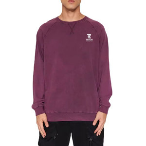 Casual Men Acid <b>Wash</b> Sweatshirt Round Neck Acid <b>Wash</b> Sweatshirt Soft Cotton Acid <b>Wash</b> Sweatshirt For Sale - Product Image 1