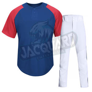 Meilleur fabricant d'uniformes de baseball, maillot de baseball à boutons, maillot de baseball uni, fabriqué au Pakistan - Product Image 1