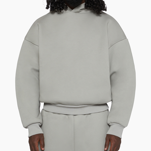 Hoodie Homme Coupe Boxy en Coton Polaire 360gsm 610gsm avec Logo Personnalisé – Collection Hiver Clean Fit - Product Image 4