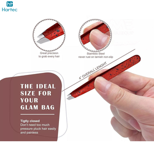 Pinzas para Cejas con Punta Inclinada, Precisas y Suaves, para Depilación de Cejas en Cualquier Momento y Lugar, Novedad a Precio de Mayoreo - Product Image 2