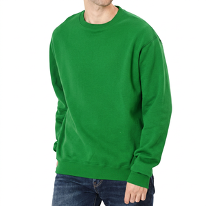 เสื้อสเวตเชิ้ตคอกลมสีเขียวมะกอกสำหรับผู้ชาย ทรงปกติ ผ้าฝ้ายถัก 100% สวมใส่สบายๆ สไตล์ฤดูใบไม้ร่วง - Product Image 6