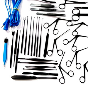 PISSCO Tympanoplasty micro ear surgical <b>instrument</b> set 43-piece ENT microsurgery <b>instrument</b> set PCS Stainless Steel - Product Image 4