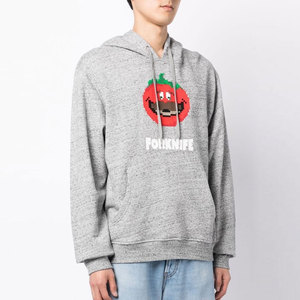 Sweat à capuche pour homme grande taille, coupe oversize, décontracté, hiver, respirant, en molleton tissé coton/polyester 480 g/m², imprimé sérigraphié - Product Image 3