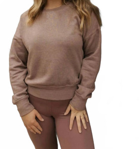 Sudadera de Cuello Redondo de la Universidad Southern para Mujer, Color Azul Marino, con Logotipo de la Letra S Bordado, Manga Larga, Tejido de Algodón, para Otoño - Product Image 6