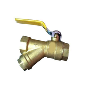 Válvula de bola de bronce, filtro tipo Y de bronce, manual, para aplicaciones de alta presión de agua, OEM personalizable, tamaño de puerto de 2 pulgadas, extremos hembros roscados BSP - Product Image 4