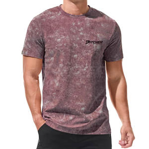 Camiseta Moderna con Efecto Desgastado para Hombre, Estilo Casual Relajado de Algodón Suave - Product Image 4