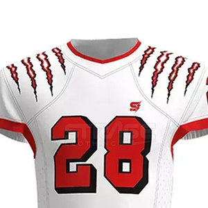 Uniforme de football américain sur mesure, vente flash, avec tissu respirant en polyester, écologique, flexible et graphiques d'équipe - Product Image 4