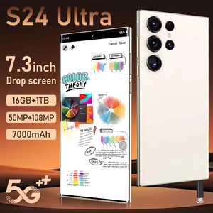 โทรศัพท์มือถือจอเต็มรูปแบบ S24 Ultra สมาร์ทโฟน S 16GB+1TB 5G รองรับซิมคู่ โทรศัพท์มือถือ 5G - Product Image 1