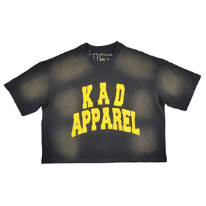 เสื้อยืดวินเทจผู้ชายผ้าโพลีเอสเตอร์ 100% ขายดี ทรงโอเวอร์ไซส์ คอตั้ง ปักลายแบบดิสเทรส ล้างสีแบบแอซิดวอช รับผลิตแบบ ODM - Product Image 1