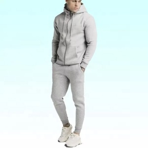 Custom OEM Premium Quality 100% Cotton Winter Tracksuits Unisex Regular Fit Heavyweight Hooded Sweatsuit/Tracksuit Sets - Product Image 1