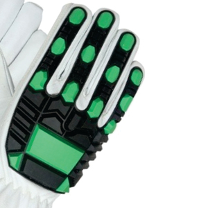 Custom Logo Cowhide Goat Leather <b>Driver</b> <b>Gloves</b> Safety Cuff TPR Impact Protection Breathable Comfortable High Quality Impact - Product Image 4