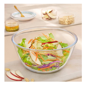 Antique Design <b>Acrylic</b> Transparent Salad Server Bowl For Dinnerware Organizer Decorative Bowl At Lowest Price - Product Image 5