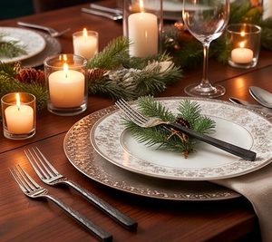 Modern Minimalist Flatware <b>Set</b> With <b>Black</b> Handles And Mirror Finish Dishwasher Safe Stainless Steel <b>Cutlery</b> For Wedding Use - Product Image 4