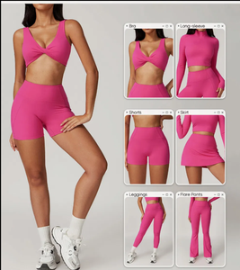 Sujetador Deportivo Sin Costuras para Mujer, Tirantes Cruzados, Cuello en V, Soporte Medio, Color Sólido, Transpirable, Elástico en Cuatro Direcciones, para Fitness y Yoga - Product Image 3
