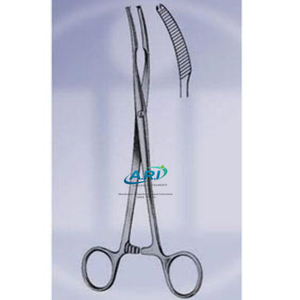 Pinzas Curvas Mikulicz de 18 cm, Herramienta Quirúrgica Profesional de Acero Inoxidable para Procedimientos Médicos - Product Image 1