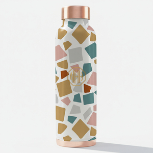 Sustainable 950ml Handmade Pure Copper Water Bottle | BPA-Free Leakproof Trend-Forward Metal <b>Drinkware</b> for Wholesale Gifting - Product Image 1
