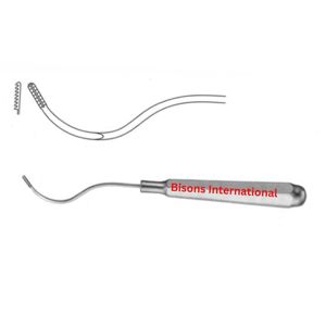 เครื่องมือผ่าตัดจมูกแบบแมนนวลคุณภาพสูงสำหรับขูดกระดูกอ่อนแบบ Anti-Helix ทำจากสแตนเลสอย่างดี สำหรับศัลยกรรมหู คอ จมูก - Product Image 3