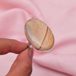 Anillo de Cóctel de Plata 925 con Perla, Anillo Minimalista con Perla de Agua Dulce, Joyería Unisex para Uso Diario - Product Image 1