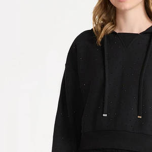 Women's Hooded Short Set Relaxed Fit Two Piece Outfit Soft Fleece <b>Top</b> Matching Drawstring Shorts Casual Sportswear - Product Image 2