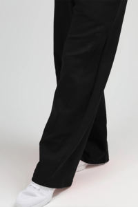 Custom Logo Loose Fit Trousers Comfort <b>Running</b> Gym Oversized French Terry Cotton Women Flared Baggy Straight Wide Leg Sweatpants - Product Image 4