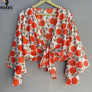 Ropa de Mujer, Ropa Femenina, Ropa Urbana, Ropa de Algodón Hecha a Mano, Top Cruzado - Product Image 4