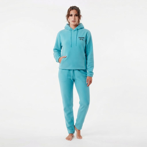 Conjunto de dos piezas de moda para mujer: Sudadera oversize personalizada y pantalón de chándal estilo urbano al por mayor - Product Image 5