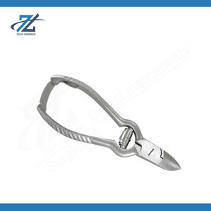 Wide Jaw Stainless Steel Ingrown Toenail Cutter Professional <b>Cuticle</b> Nipper Pusher Curved Manicure Pedicure <b>Tool</b> Made Pakistan - Product Image 6