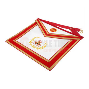 Delantal Masónico Elegante con Costuras Finas, Elementos Decorativos y Ajuste Cómodo en la Cintura para Uso Ceremonial - Product Image 2