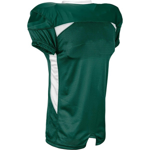 Maillot de football américain personnalisé à col en V, manches courtes, maille respirante, 100% polyester, vêtements de sport unisexes pour adultes - Product Image 6