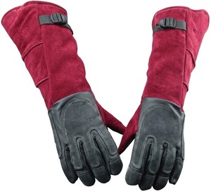 Durable Leather Welding <b>Gloves</b> with Kevlar Liner for MIG Safety Heat Flame Spark Resistant for Industrial Work Metal Fabrication - Product Image 1