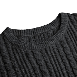 Suéteres de punto para hombre, para uso casual, precio al por mayor, transpirables, con MOQ bajo. - Product Image 4